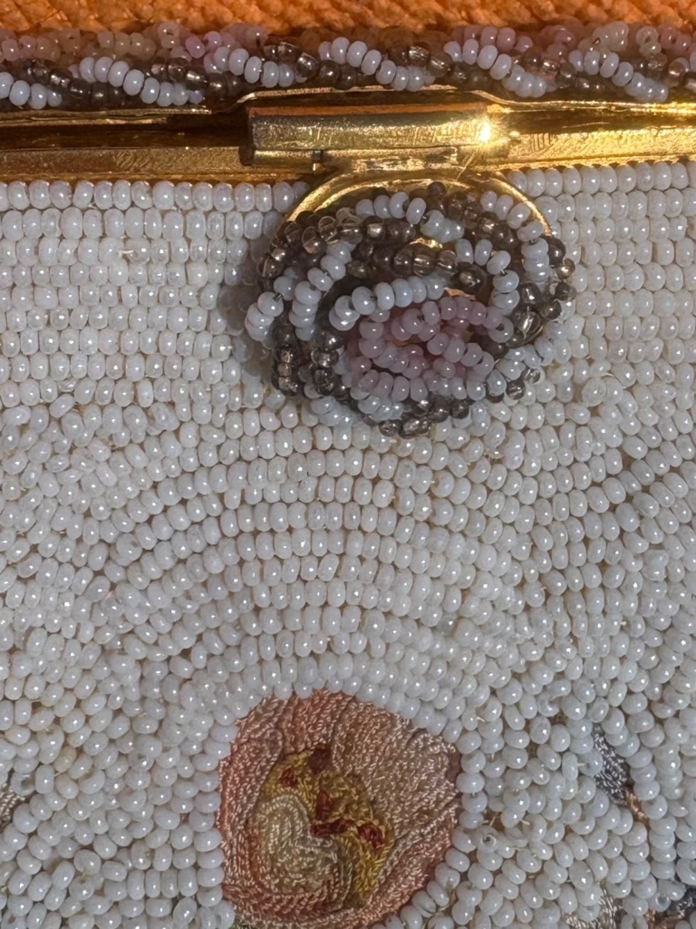 Vintage Walborg beaded handmade purse - Picture 5 of 13